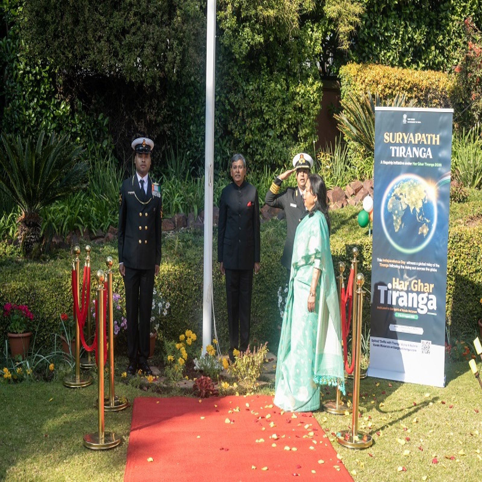 80th Independence Day Flag Hoisting Ceremony organised by the High Commission of India at India House on 15 August 2026