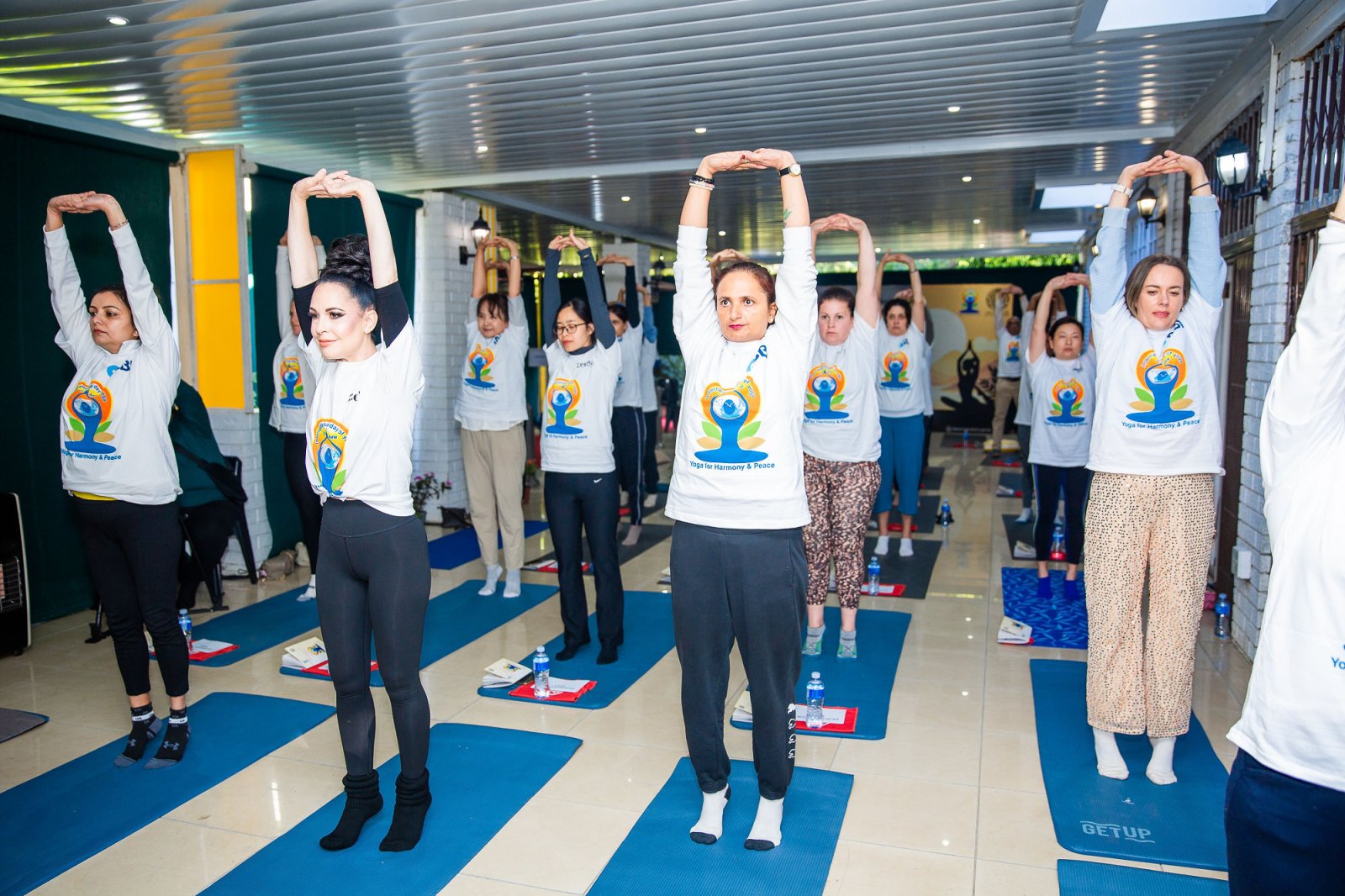 The High Commission of India, Pretoria organised the “Curtain Raiser Event” a 30 Days to the 11th International Day of Yoga on 21st May 2025 at India House.  The members of the International Diplomatic Spouses Association in South Africa (IDSA), members of various Yoga Institutes, and members of the Indian Diaspora attended the curtain-raiser event to celebrate and embrace the ancient Indian practice of Yoga and discover its transformative power for the body, mind, and spirit.