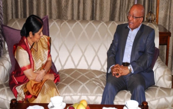 Smt. Sushma Swaraj, Hon'ble Minister of External Affairs and Overseas Indian Affairs visited South Africa from 18-19 May, 2015.