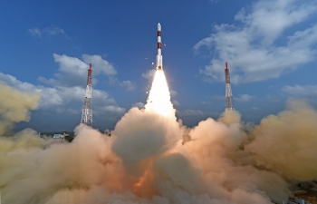 ISRO launched a world record 104 satellites on PSLV C37 rocket from the Sriharikota spaceport in Andhra Pradesh on February 15, 2017.