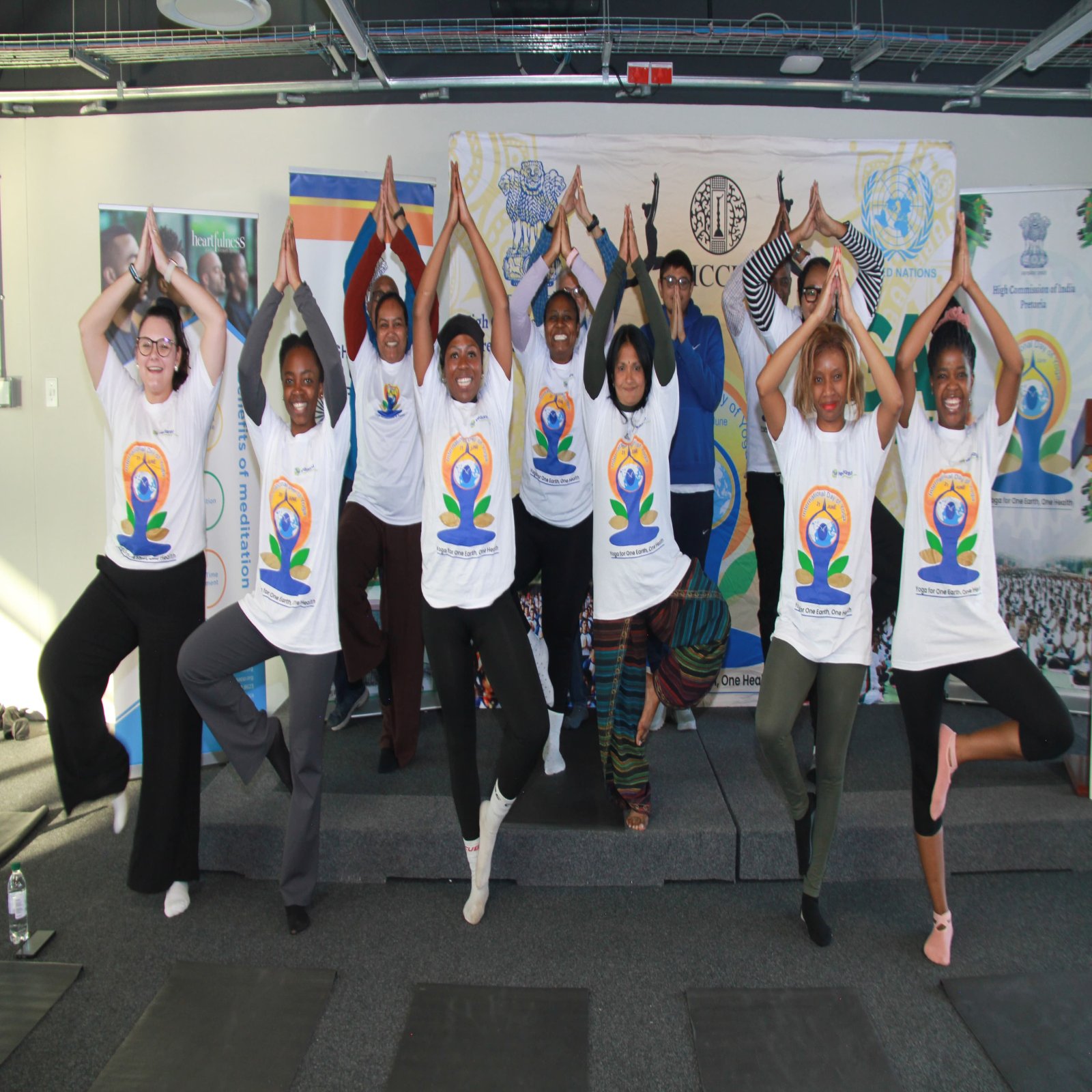 Curtain Raiser event for the 12th International Day of Yoga by High Commission of India, Pretoria at Stadio Higher Education on 20 May 2026