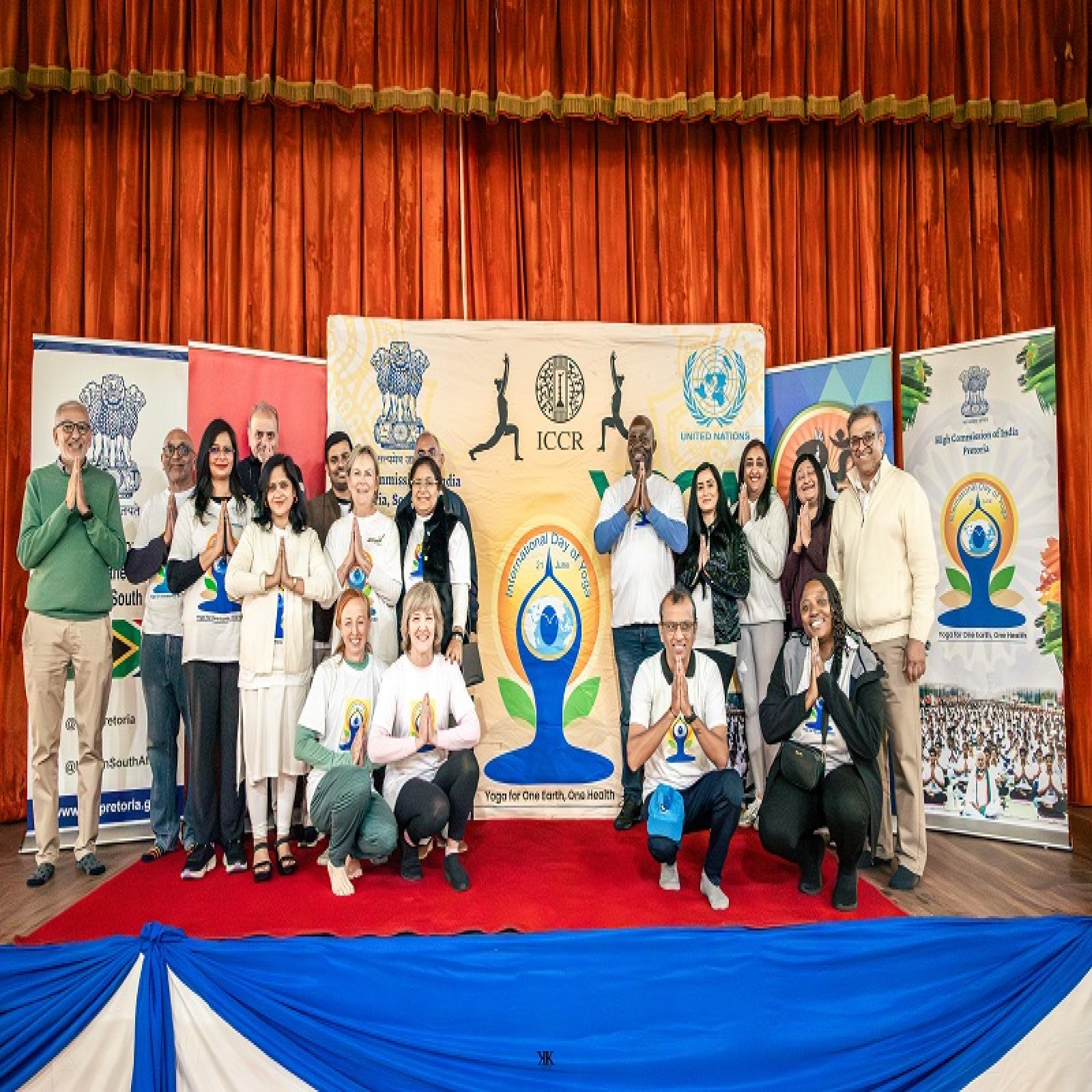 Event for Community Wellness for the 12th International Day of Yoga organised by High Commission of India, Pretoria at Shree Pretoria Hindu Seva Samaj on 24 May 2026