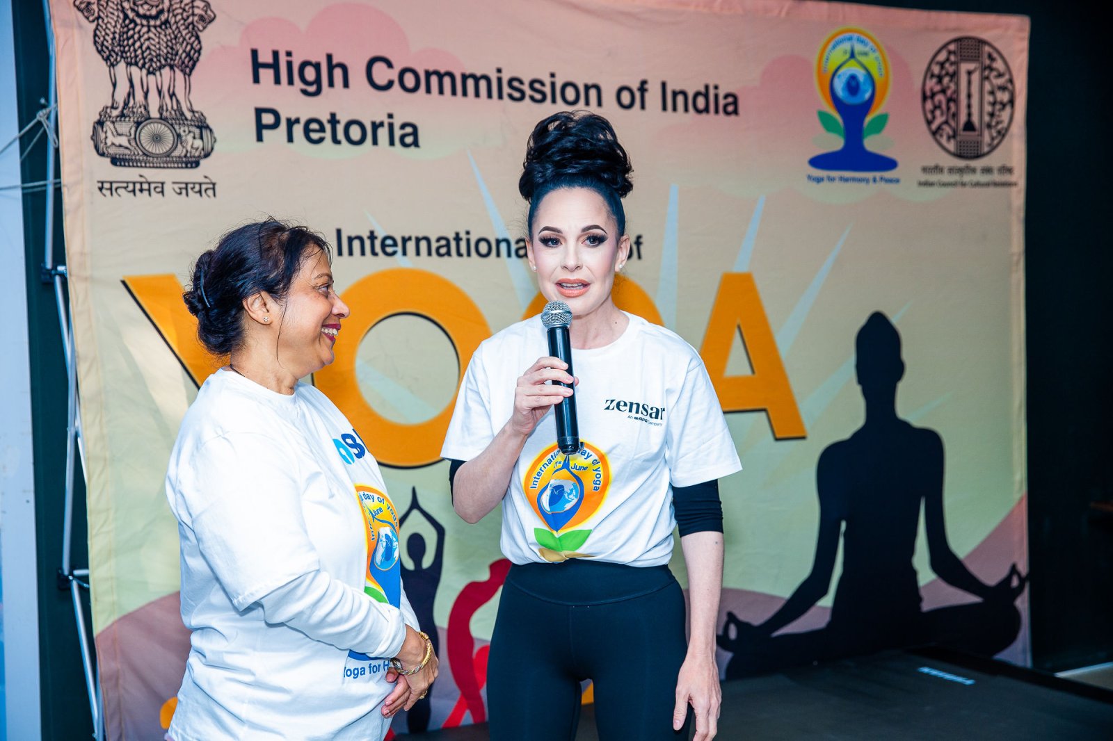 The High Commission of India, Pretoria organised the “Curtain Raiser Event” a 30 Days to the 11th International Day of Yoga on 21st May 2025 at India House.  The members of the International Diplomatic Spouses Association in South Africa (IDSA), members of various Yoga Institutes, and members of the Indian Diaspora attended the curtain-raiser event to celebrate and embrace the ancient Indian practice of Yoga and discover its transformative power for the body, mind, and spirit.