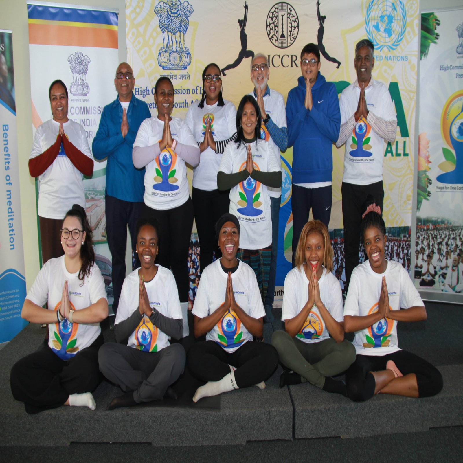 Curtain Raiser event for the 12th International Day of Yoga by High Commission of India, Pretoria at Stadio Higher Education on 20 May 2026