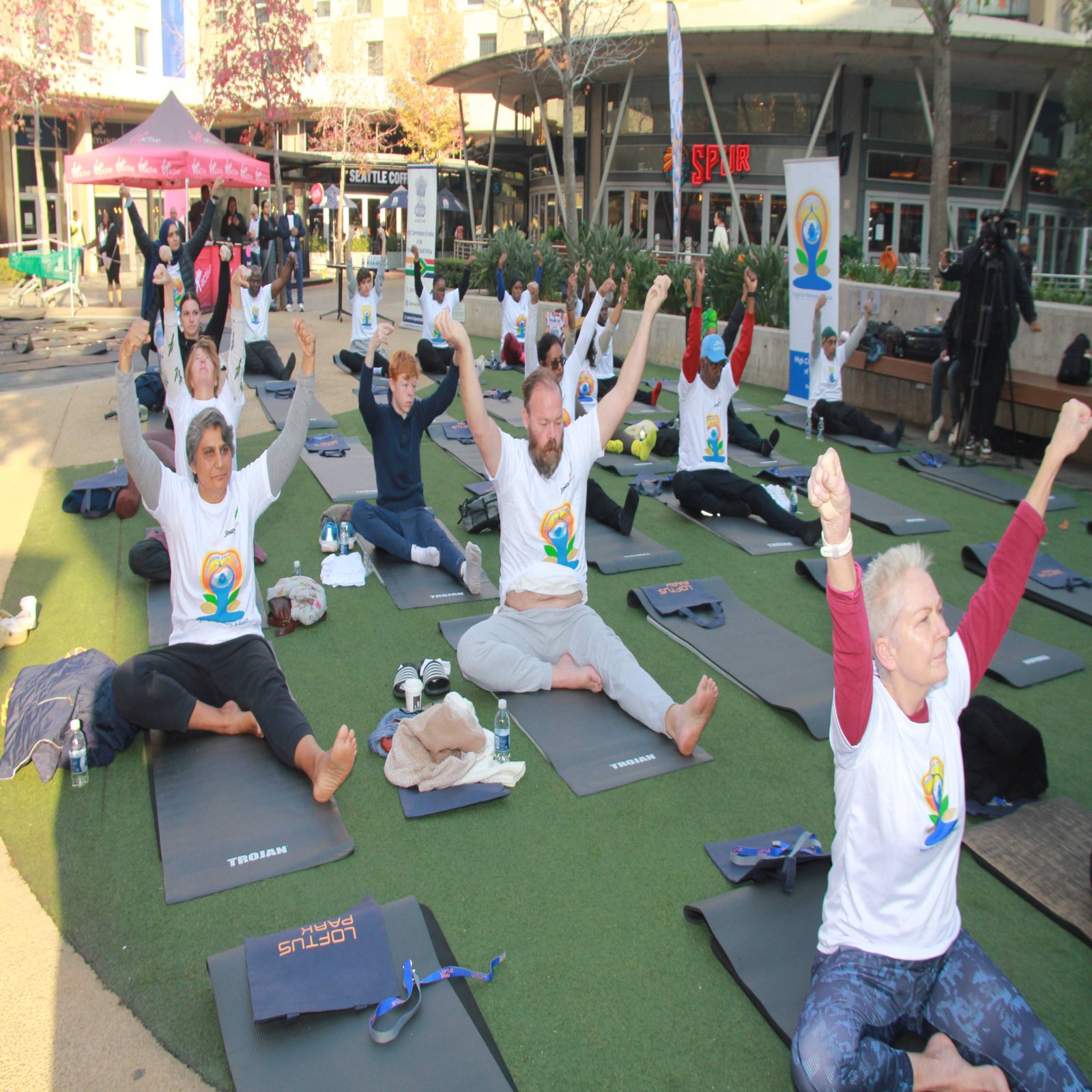 Curtain Raiser Event for the 12th International Day of Yoga organised by High Commission of India, Pretoria at Virgin Active, Loftus Park on 29 May 2026