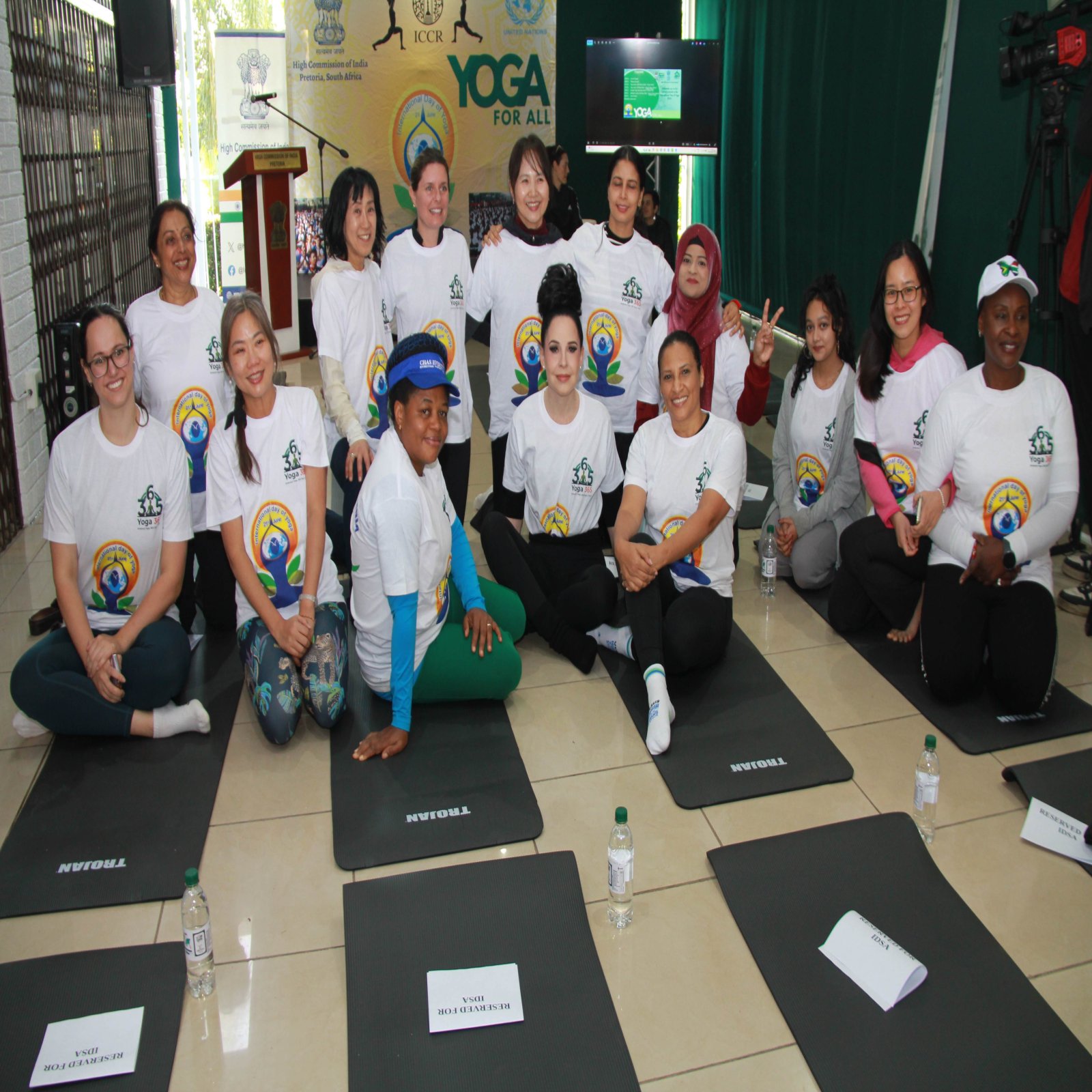 Yoga for Diplomats' - Curtain Raiser Event for the 12th International Day of Yoga organised by High Commission of India, Pretoria at India House on 04 June 2026'