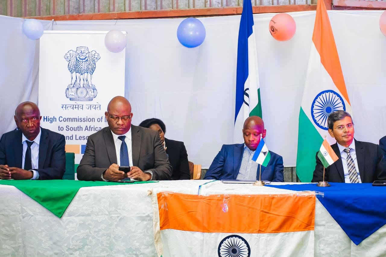Donation of 1000 MT Rice and 1000 MT Sorghum to Lesotho.