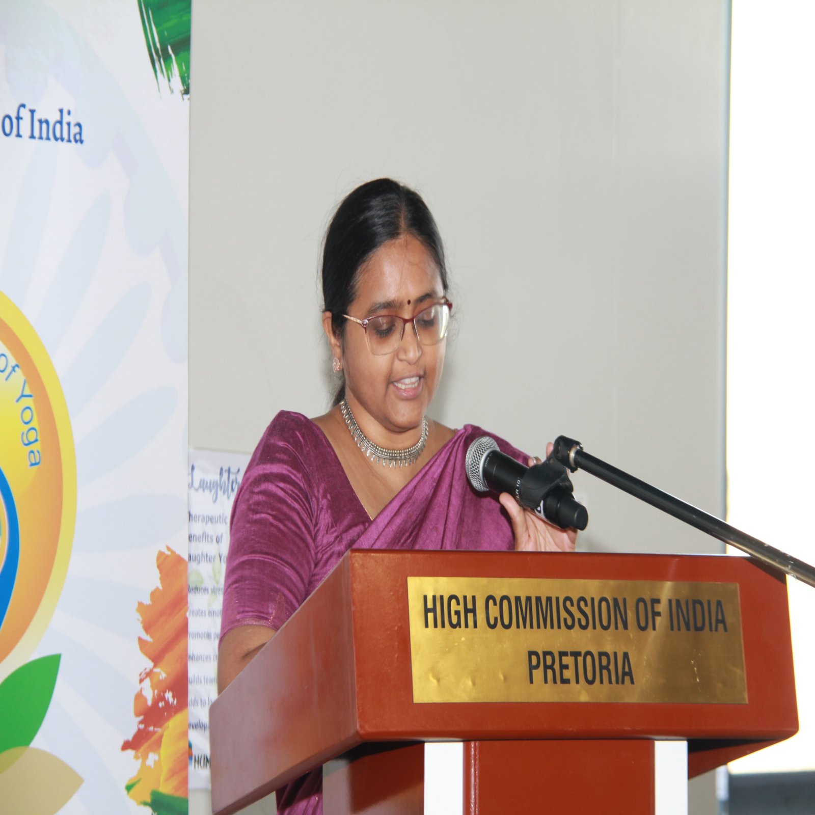 Curtain Raiser event for the 12th International Day of Yoga by High Commission of India, Pretoria at Stadio Higher Education on 20 May 2026