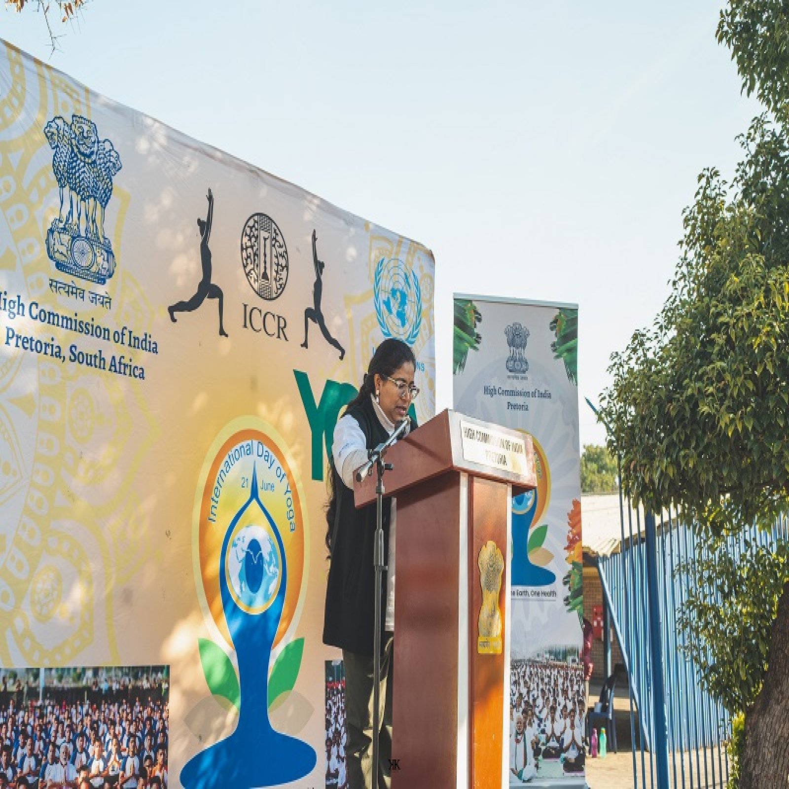 Curtain Raiser Event for the 12th International Day of Yoga organised by High Commission of India, Pretoria at Tshwane South TVET College on 27 May 2026