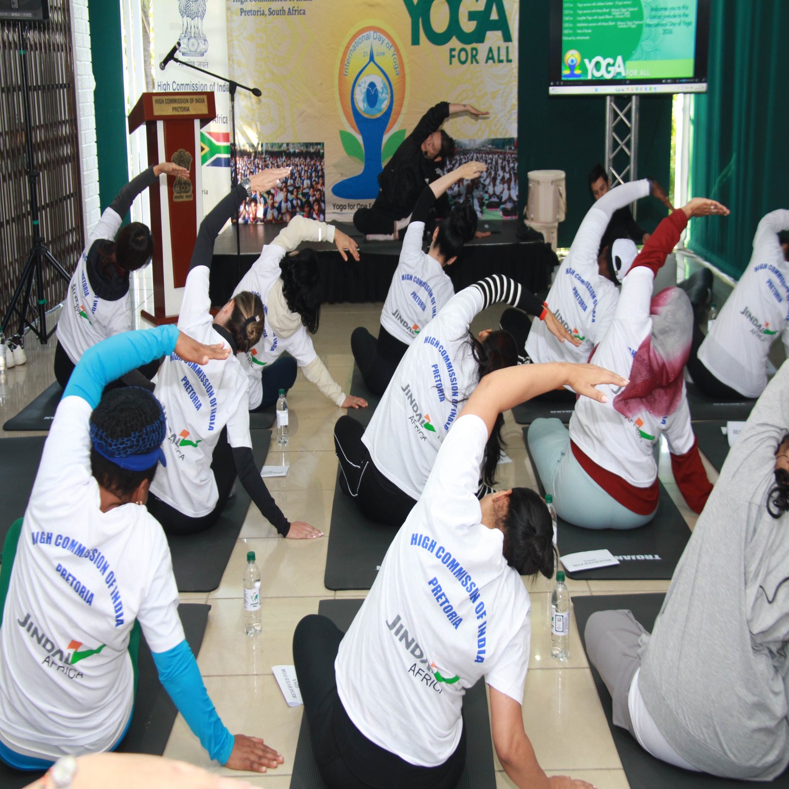 Yoga for Diplomats' - Curtain Raiser Event for the 12th International Day of Yoga organised by High Commission of India, Pretoria at India House on 04 June 2026'