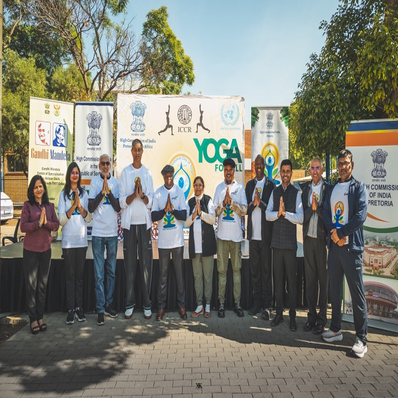 Curtain Raiser Event for the 12th International Day of Yoga organised by High Commission of India, Pretoria at Tshwane South TVET College on 27 May 2026