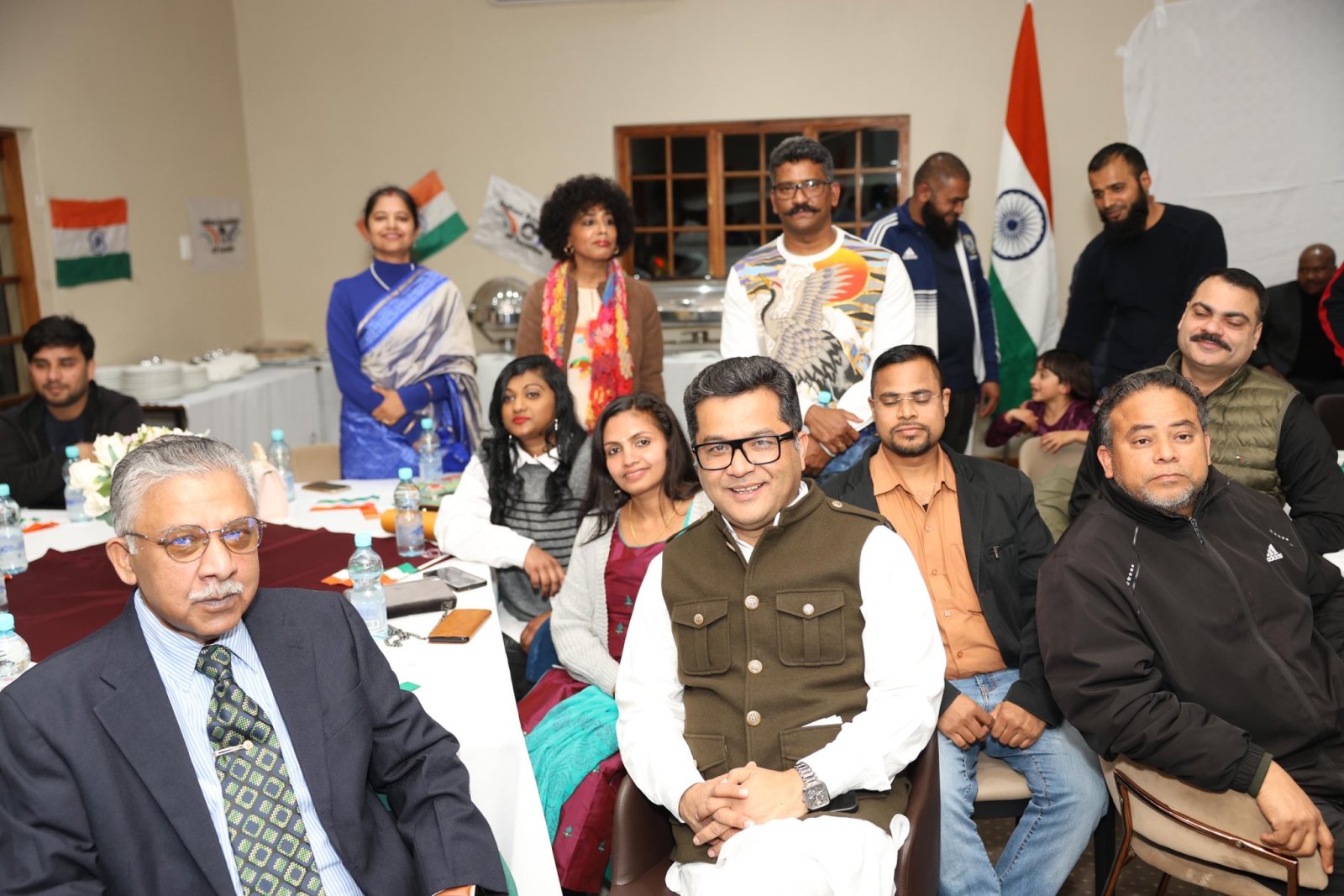 The Hon. Minister of State for External Affairs of India, Shri Pabitra Margherita @PmargheritaBJP met and interacted with the vibrant Indian diaspora in Lesotho.  Hon. Minister of State thanked the Indian Diaspora members for their warm welcome, and appreciated their contributions in strengthening the people-to-people and cultural ties between India and Lesotho.
