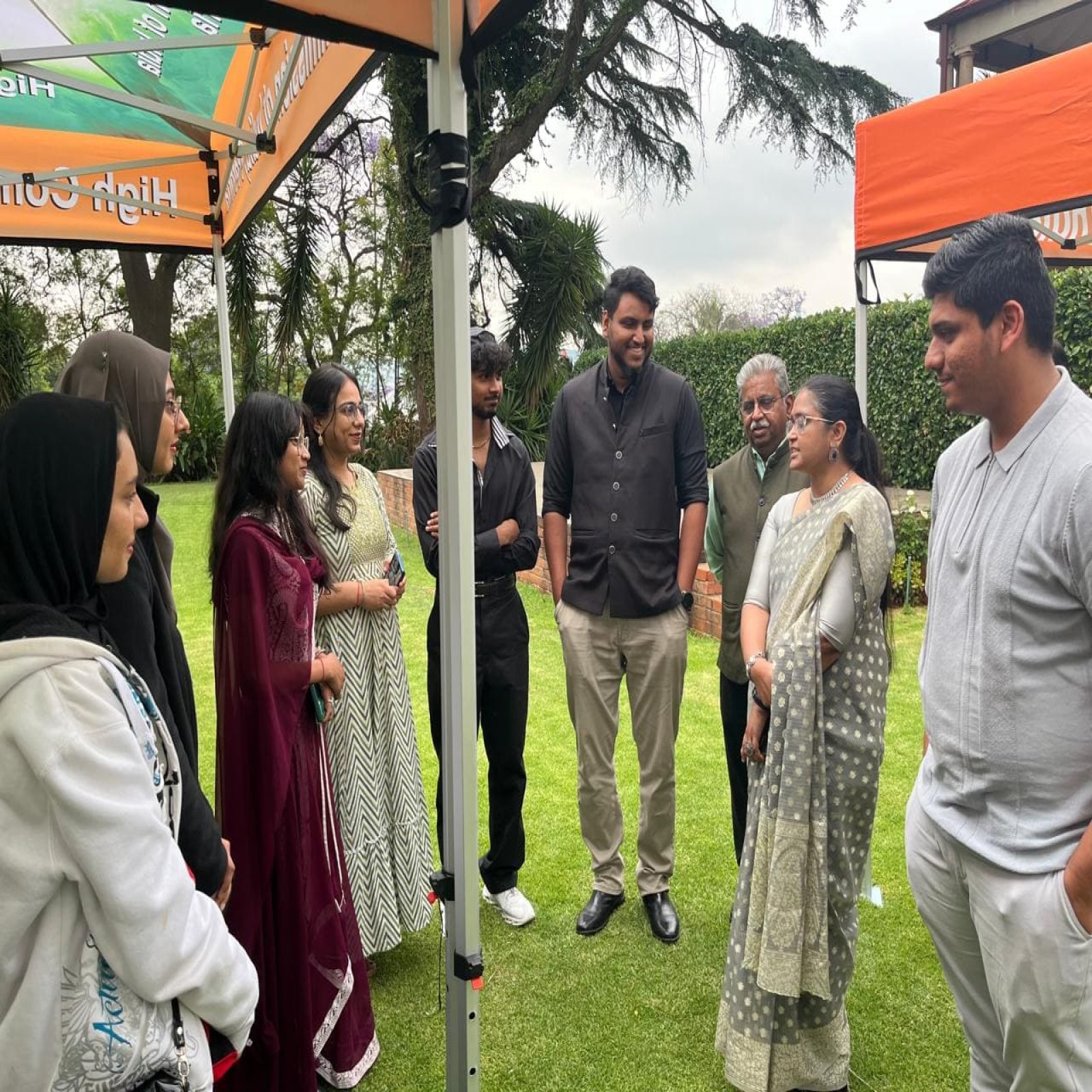 High Commission of India hosted the the winning team who represented INDIA at the Debate of the University of Pretoria and WON the First Prize. The students of the winning team shared their experiences that how they prepared themselves and their perspectives on India.  The debate was held on the University of Pretoria's International Relations (IPL) 220 Model United Nations (MUN) Debate and topic was