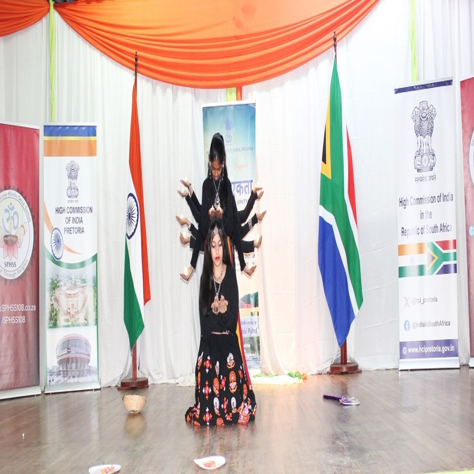 High Commission of India and  Shree Pretoria Hindu Seva Samaj commemorated the 150th Birth Anniversary of #SardarVallabhbhaiPatel honoring his unparalleled contribution to India’s freedom struggle and national integration.