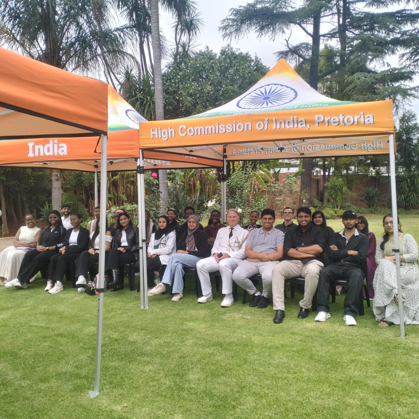 High Commission of India hosted the the winning team who represented INDIA at the Debate of the University of Pretoria and WON the First Prize. The students of the winning team shared their experiences that how they prepared themselves and their perspectives on India.  The debate was held on the University of Pretoria's International Relations (IPL) 220 Model United Nations (MUN) Debate and topic was