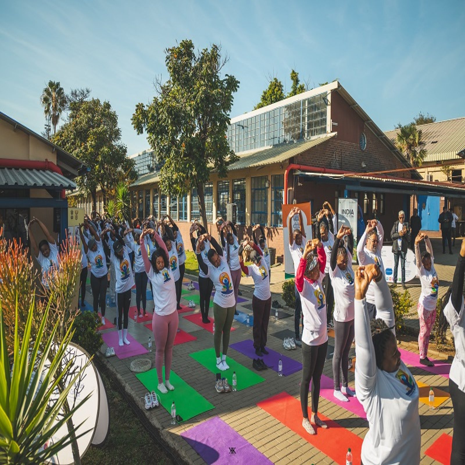 Curtain Raiser Event for the 12th International Day of Yoga organised by High Commission of India, Pretoria at Tshwane South TVET College on 27 May 2026
