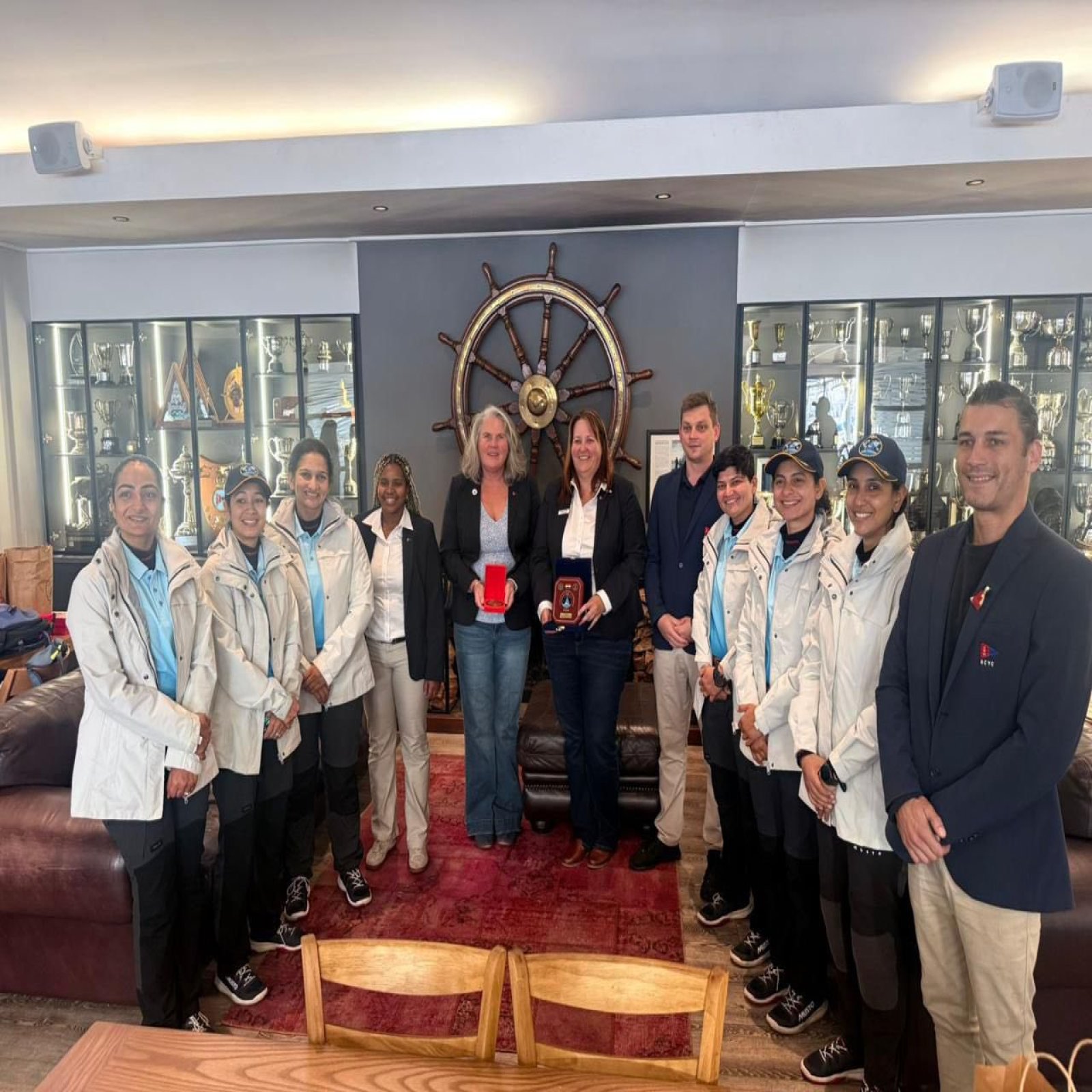 Some Glimpses of Cape Town bidding farewell to IASV Triveni as the all-women Tri-Services crew sails onward on their circumnavigation mission to Mumbai