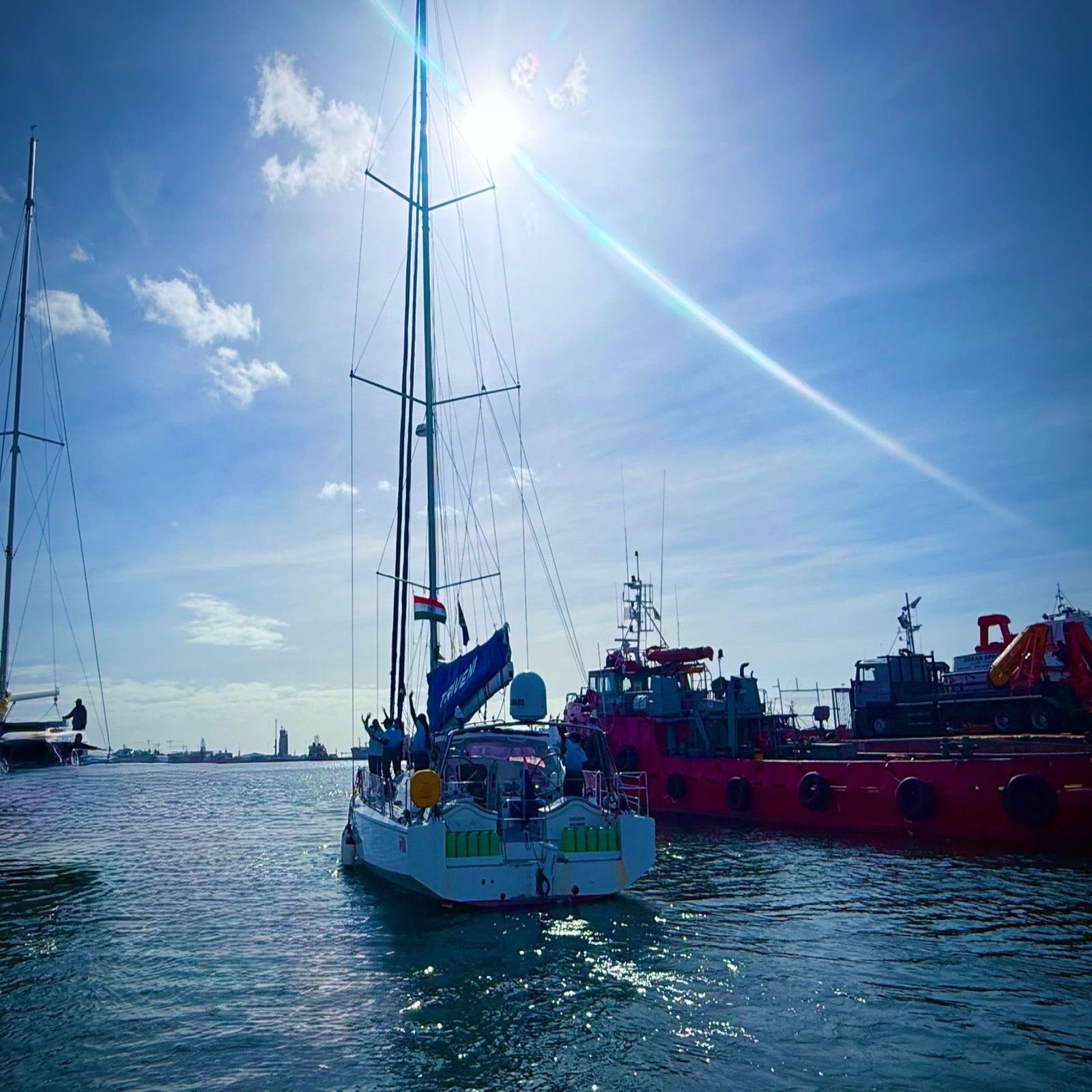 Some Glimpses of Cape Town bidding farewell to IASV Triveni as the all-women Tri-Services crew sails onward on their circumnavigation mission to Mumbai