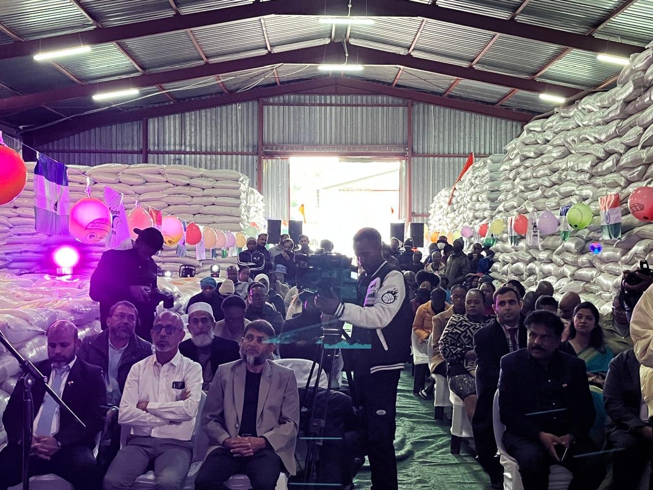 Donation of 1000 MT Rice and 1000 MT Sorghum to Lesotho.