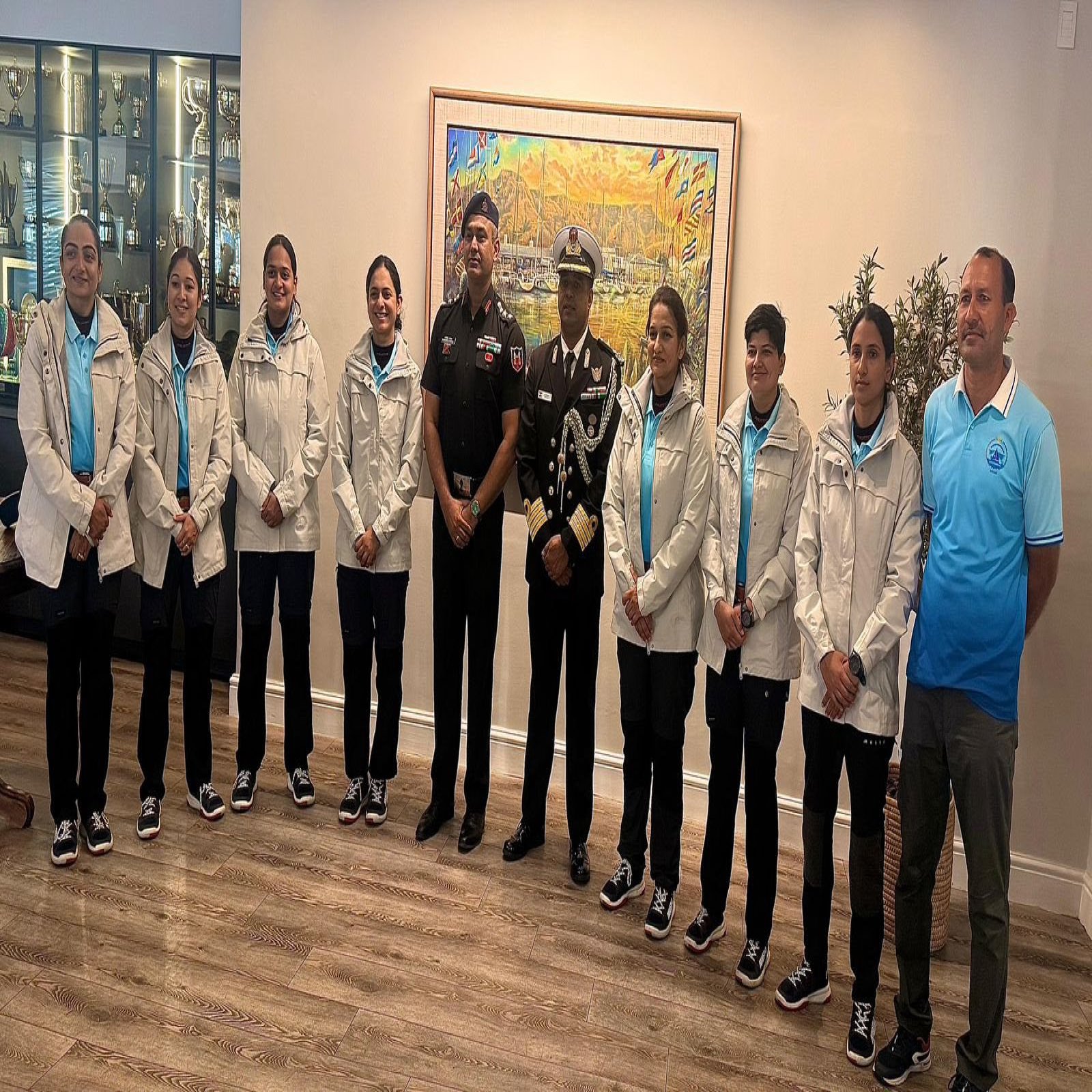 Some Glimpses of Cape Town bidding farewell to IASV Triveni as the all-women Tri-Services crew sails onward on their circumnavigation mission to Mumbai