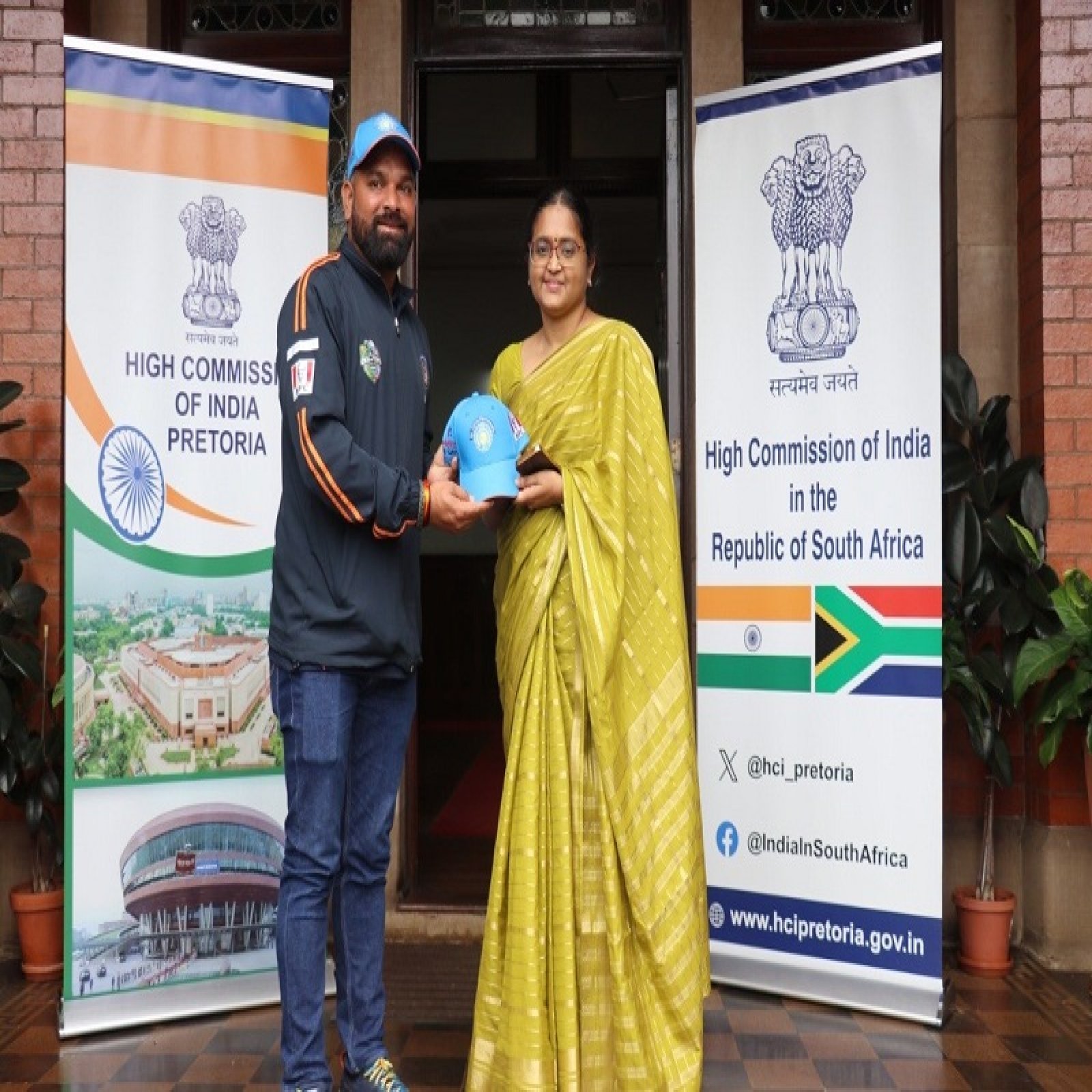 The Acting High Commissioner of India Smt. Banu Prakash welcomed the members of Indian Deaf Cricket Team on 30th April 2026