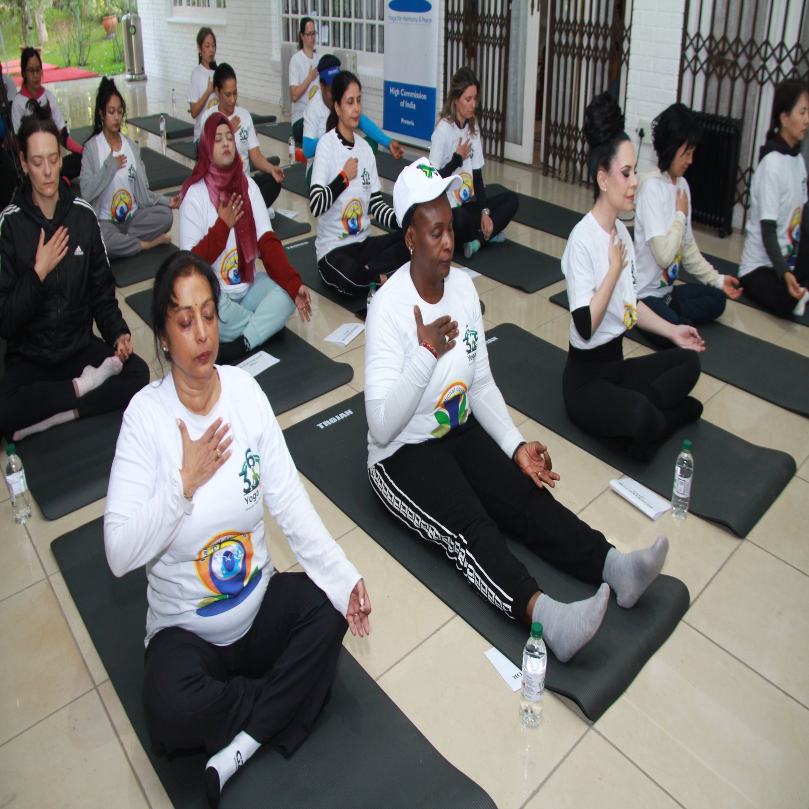Yoga for Diplomats' - Curtain Raiser Event for the 12th International Day of Yoga organised by High Commission of India, Pretoria at India House on 04 June 2026'