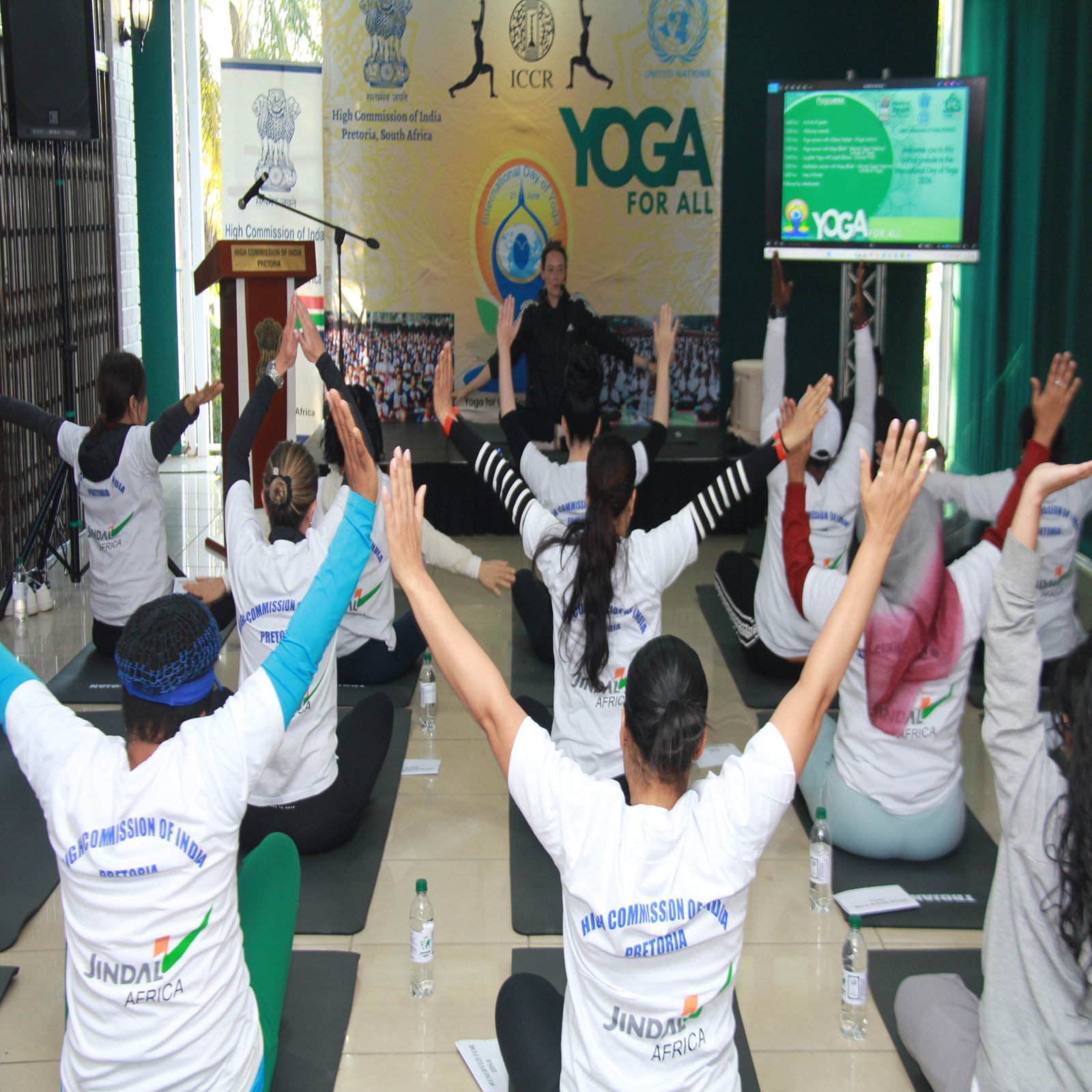 Yoga for Diplomats' - Curtain Raiser Event for the 12th International Day of Yoga organised by High Commission of India, Pretoria at India House on 04 June 2026'
