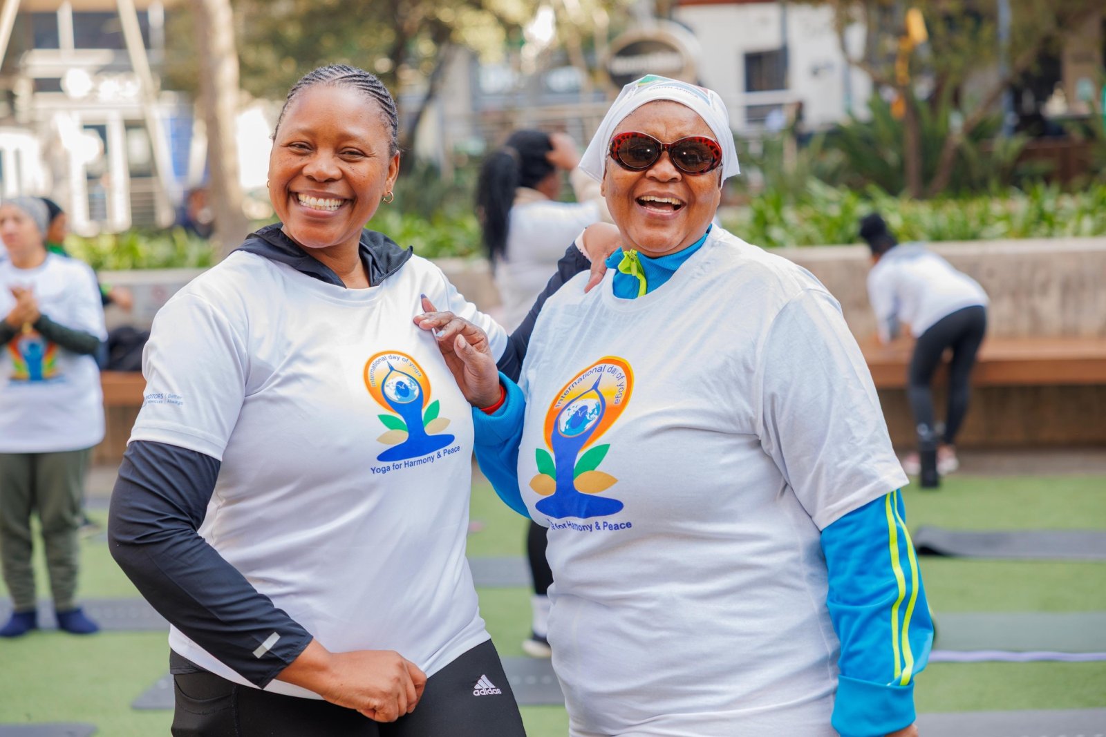 On 13 June 2025, as a run up to the International Day of Yoga, a collaborative event was held at the Loftus Park Pretoria with M/s Virgin Active Gym. Ms. Banu Prakash, Deputy High Commissioner and Mr. Katlego Mokwena, General Manager Virgin Active Gym highlighted the importance of Yoga as a fitness regiment in our daily life, and over all well-being.