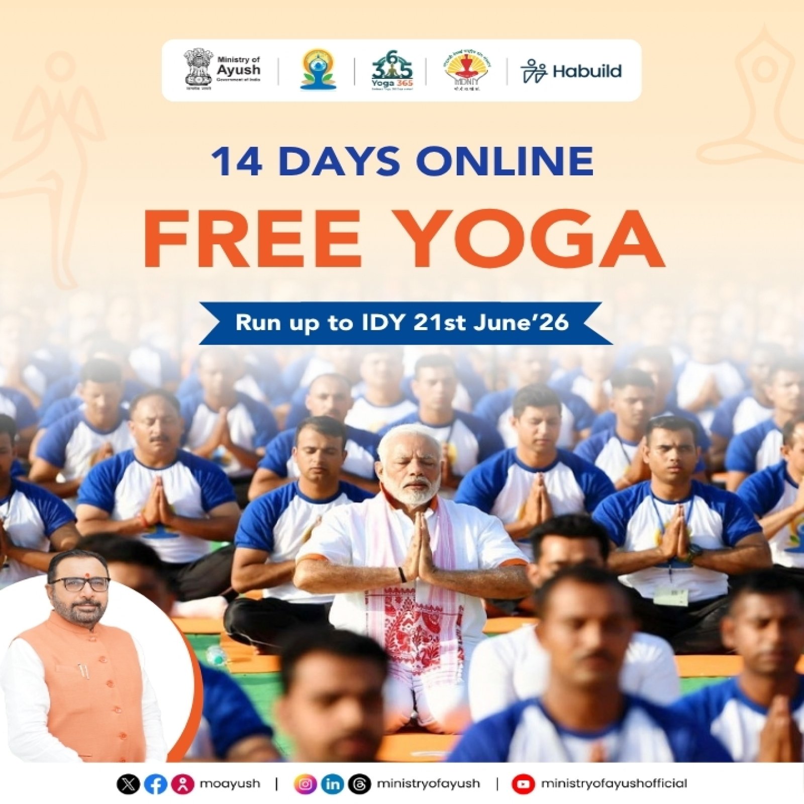YOGA 365 CAMPAIGN -100 DAYS FREE LIVE YOGA SESSIONS