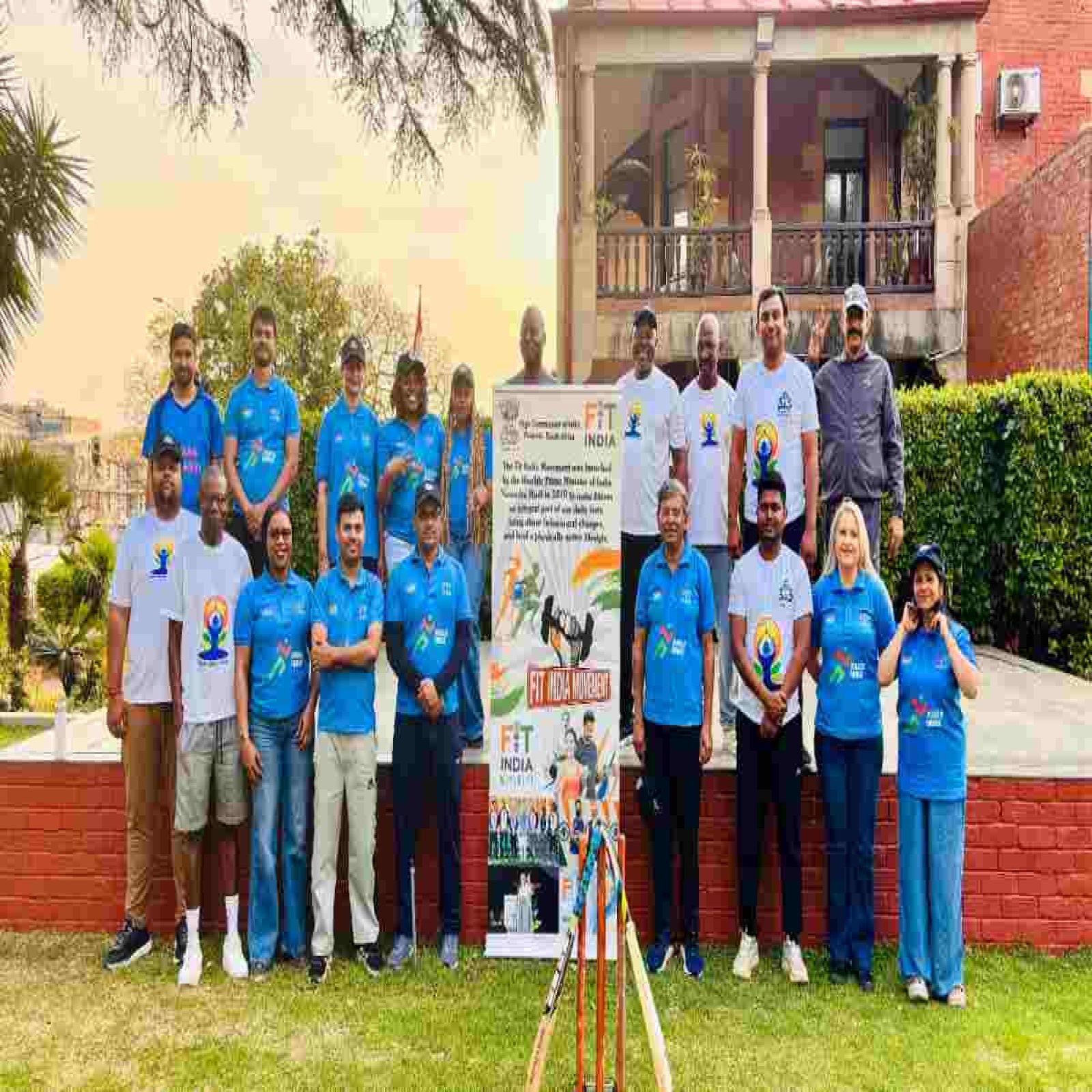 Friendly Cricket Match organised by HCI Pretoria on National Sports Day 2026