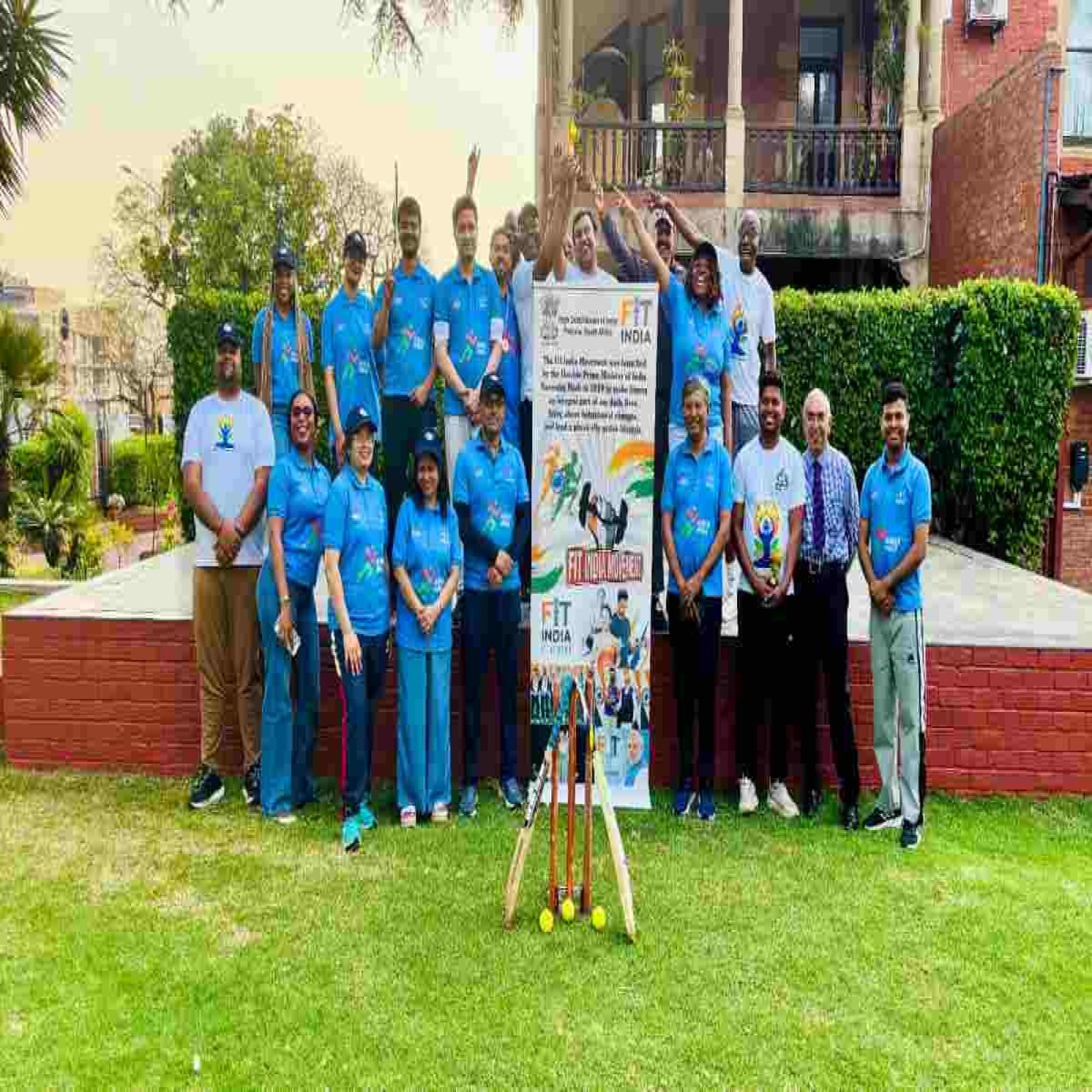 Friendly Cricket Match organised by HCI Pretoria on National Sports Day 2026