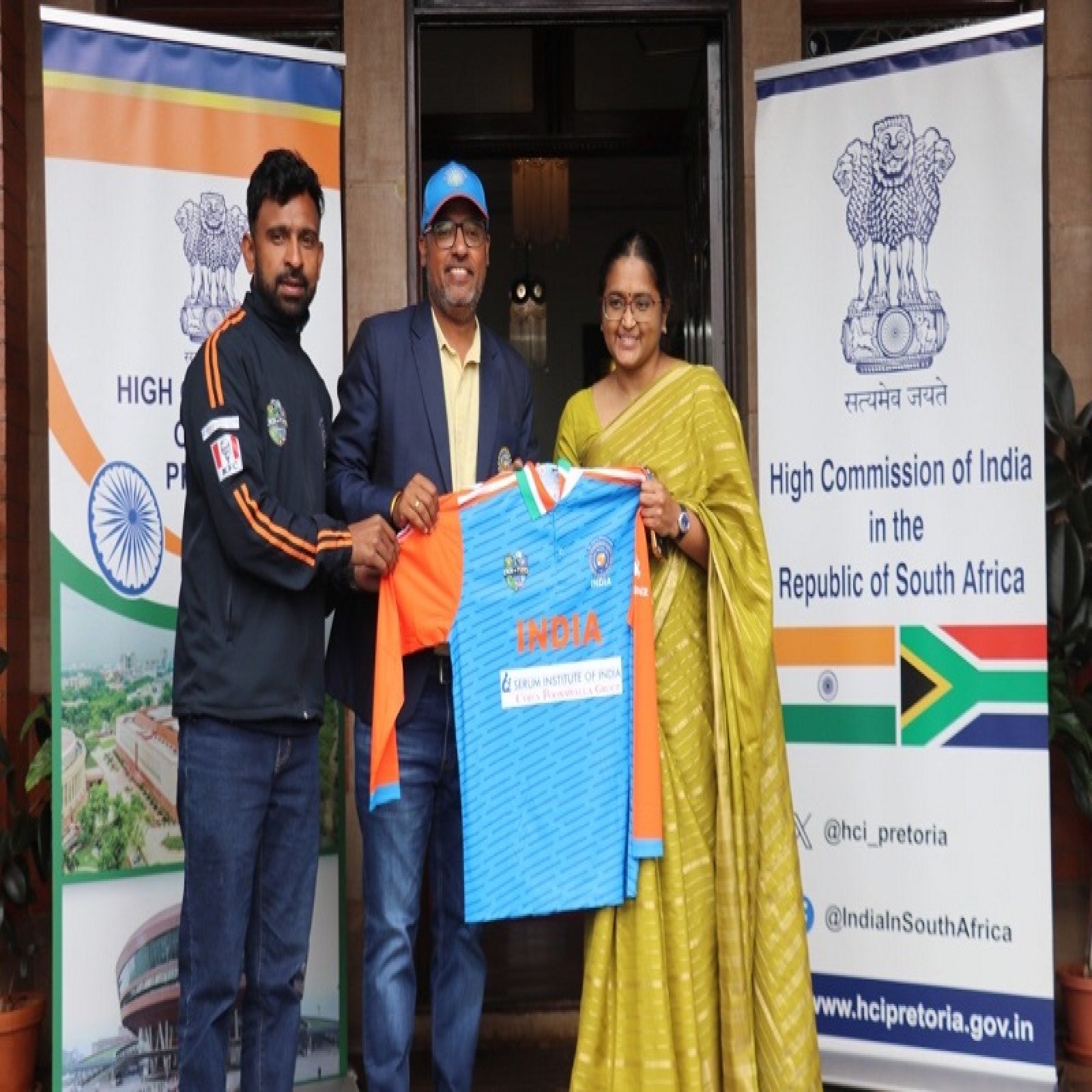 The Acting High Commissioner of India Smt. Banu Prakash welcomed the members of Indian Deaf Cricket Team on 30th April 2026