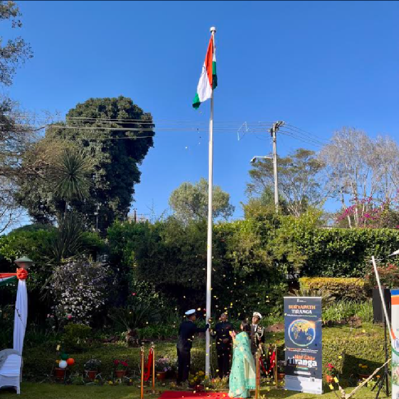 80th Independence Day Flag Hoisting Ceremony at India House on 15 August 2026