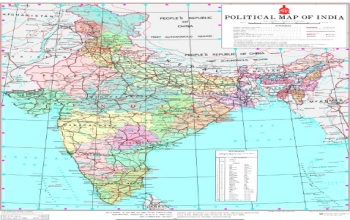 Political Map of India.