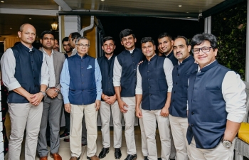 Reception for Under 19 Indian Cricket Team hosted by High Commissioner Shri Jaideep Sarkar on 10 February 2020