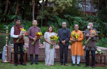 An Indian Classical Soiree organised at India House on 7 May 2022 in Pretoria as part of Amrit Mahotsav celebrations
